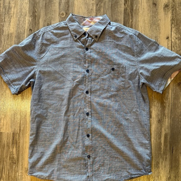 Weatherproof Vintage | Men's Blue Short Sleeve Shirt - Picture 1 of 6